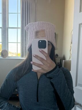 Love Your Melon Pink Knit Beanie